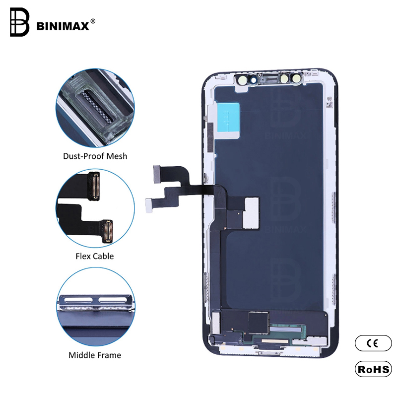 Display LCD BINIMAX FHD LCD per telefoni cellulari per ip X.