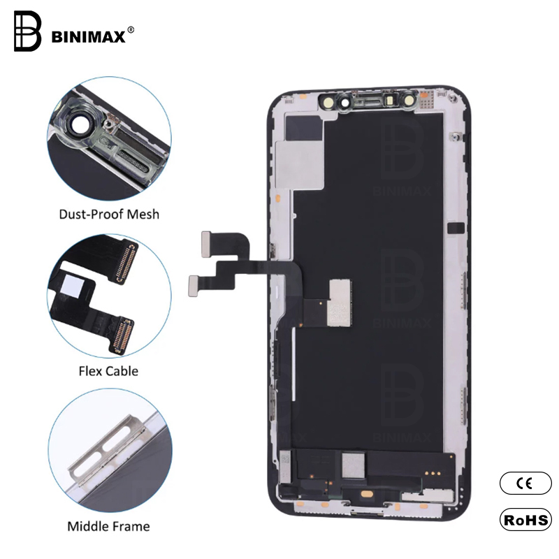 BINIMAX stock cellulare lcd per ip XS