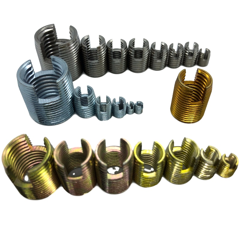 302 000 080,500 302 M8 * 1,25 * 12 * 1,5 * 15L inserti filettati autofilettanti con intaglio