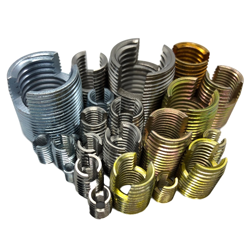 302 000 080,500 302 M8 * 1,25 * 12 * 1,5 * 15L inserti filettati autofilettanti con intaglio