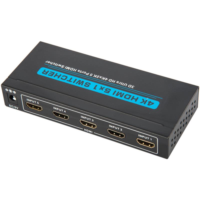 Supporto per switcher HDMI 5x1 V1.4 4K / 30Hz 3D Ultra HD 4K * 2K / 30Hz