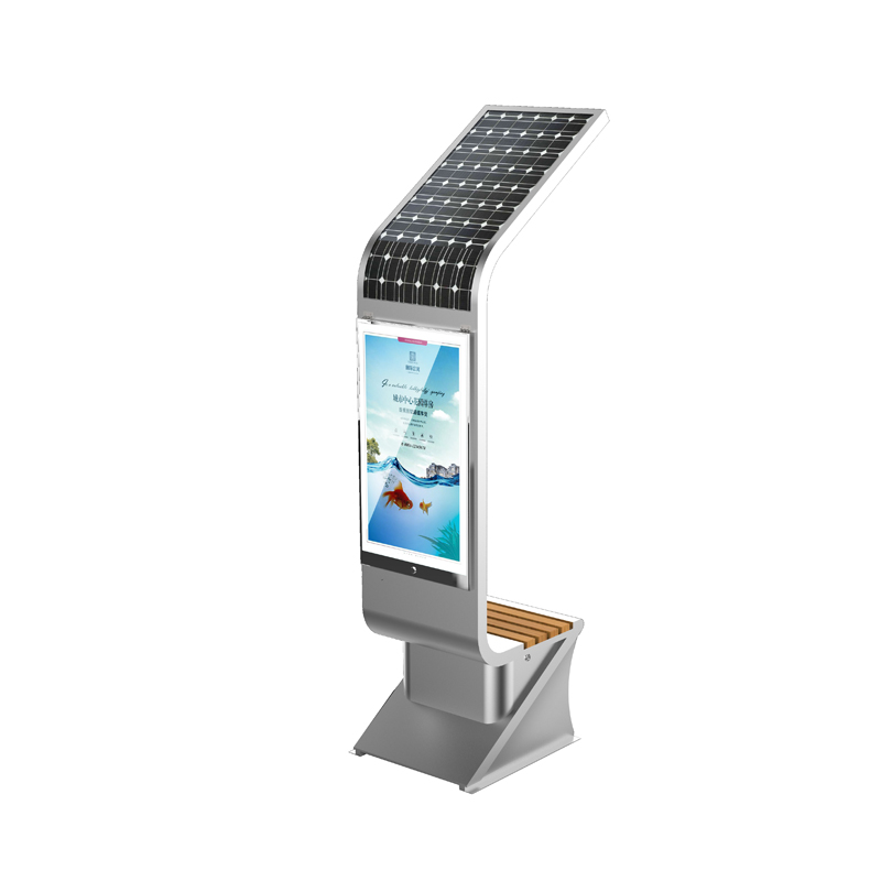 Telefono della scatola leggera della grande esposizione dell'attrezzatura di pubblicità di energia solare che carica mobilia all'aperto astuta
