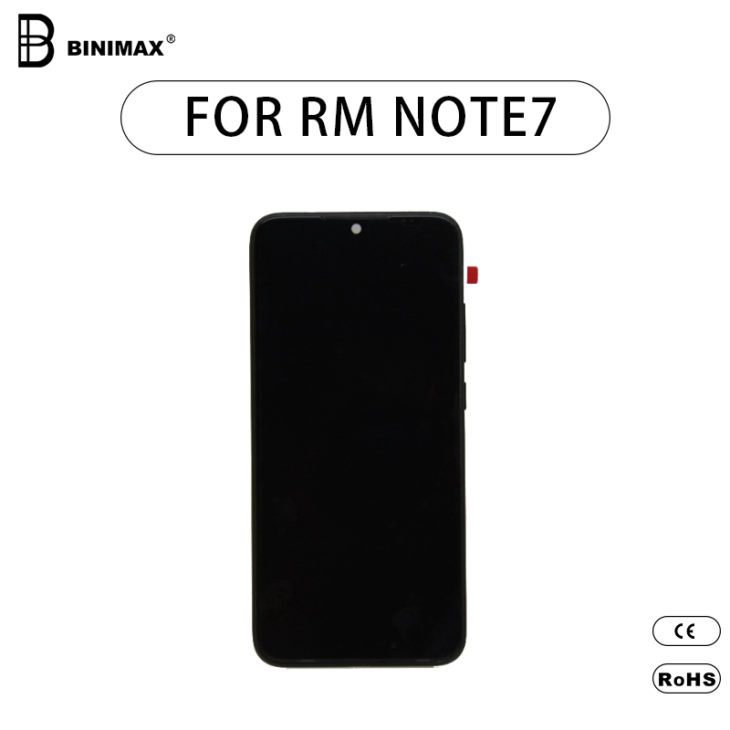 Schermo LCD del telefono cellulare BINIMAX di riparazione cellulare per nota redmi 7