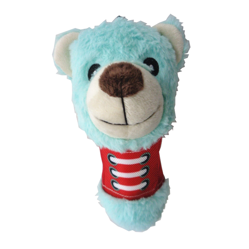 Buona qualità peluche di cane mastica giocattolo da compagnia per divertimento interattivo