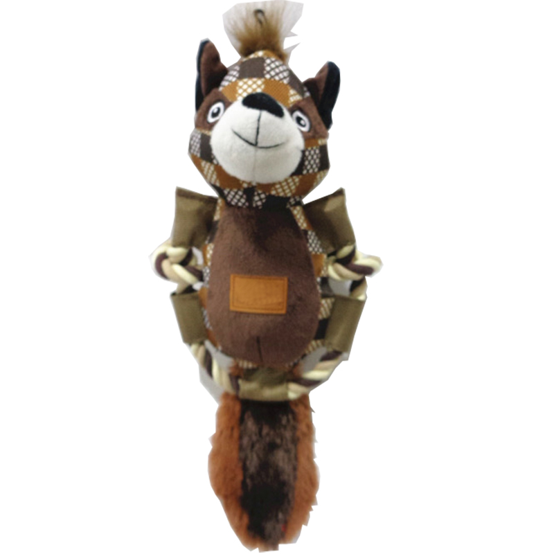 best seller peluche giocattolo peluche cigolante di cane per masticare