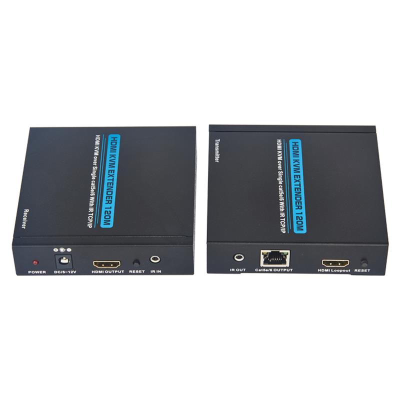 Extender HDMI KVM 100m su cat5e singolo / 6 Supporto Full HD 1080P TCP / IP