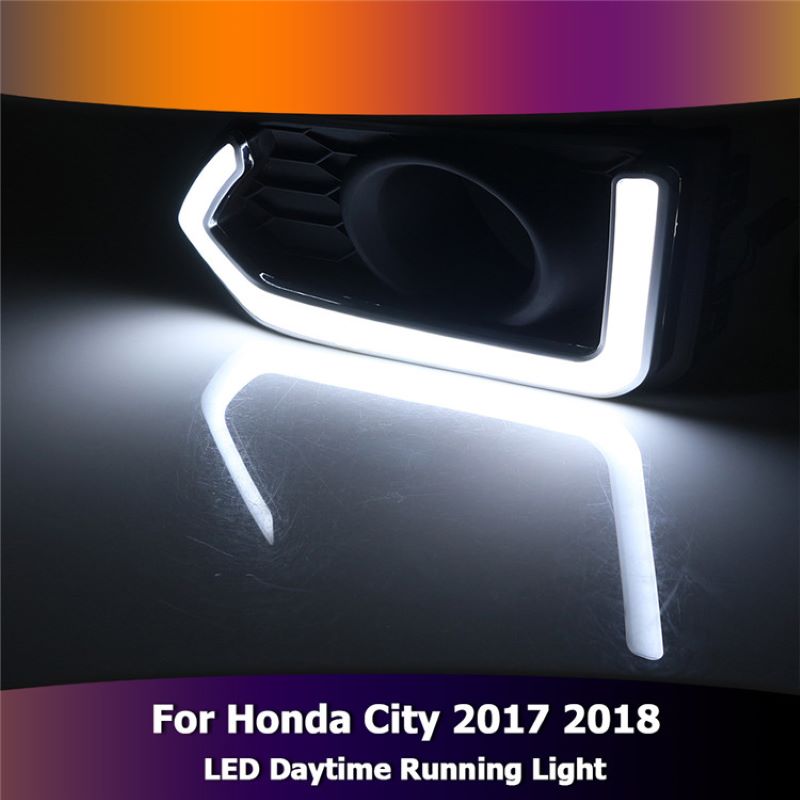 Luce di marcia diurna per Honda City 2017~2018,Foglampada per Honda City 2017~2018 DRL