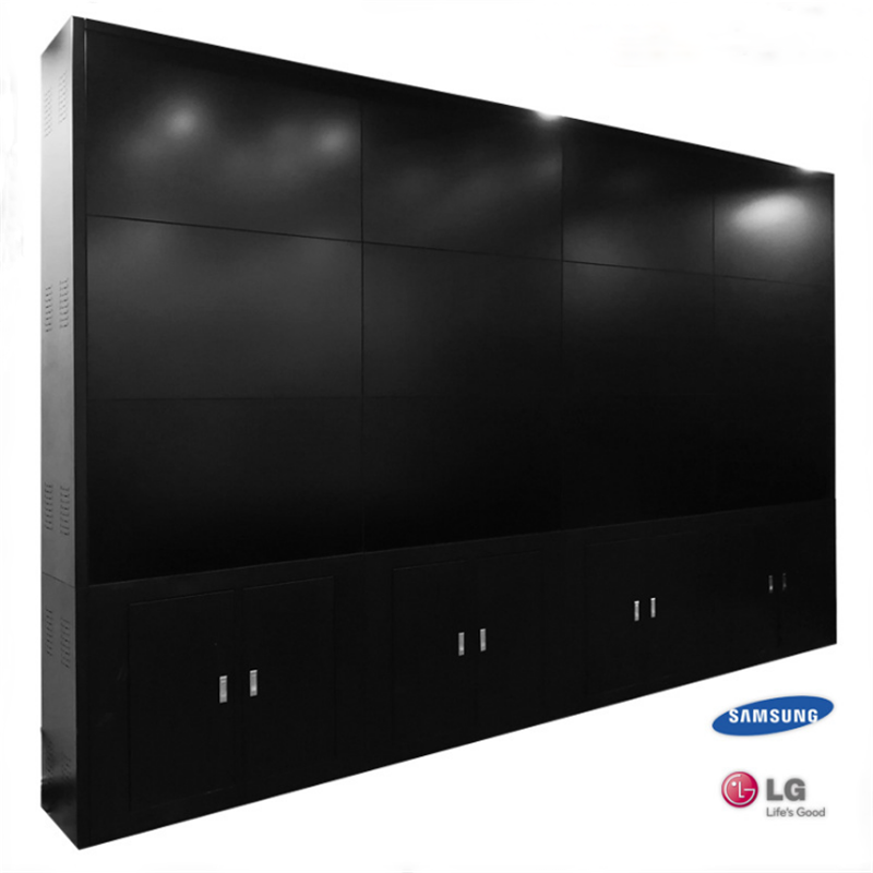 Cornice da 3,5 pollici da 49 mm con pareti video da 500 Nit LCD schermo di grande formato con pannello LG per showroom, centro di comando, sala di controllo e centro commerciale