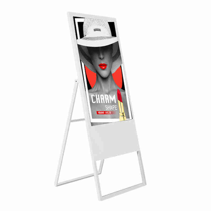 Poster digitale flessibile pieghevole pieghevole da 43 pollici con lettore android per negozio al dettaglio