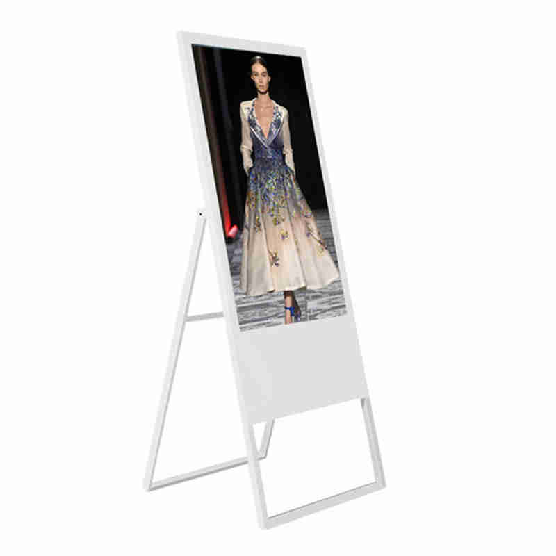 Poster digitale flessibile pieghevole pieghevole da 43 pollici con lettore android per negozio al dettaglio