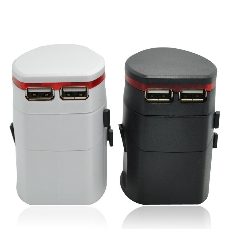 Regali di Natale Universal Travel Adapter con 2 usb Miglior Selling Premium per Traveling Gift