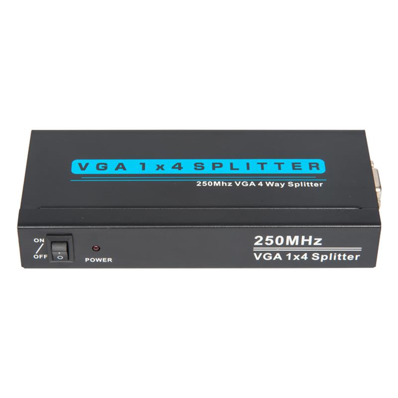 Supporto splitter VGA 1x8 a 8 vie 250 MHz 1080P