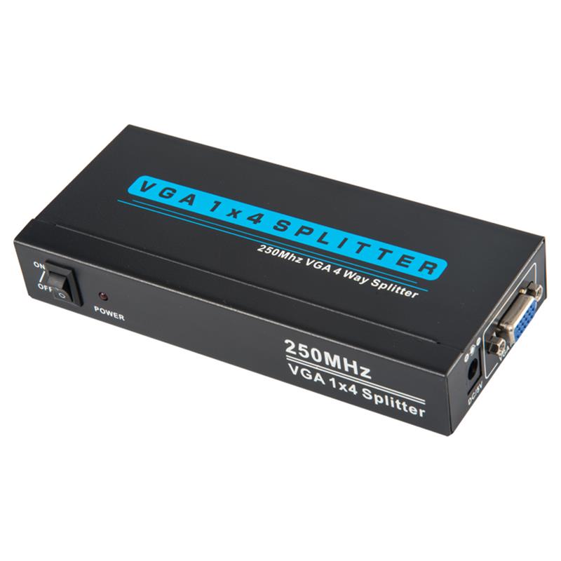 Supporto splitter VGA 1x8 a 8 vie 250 MHz 1080P