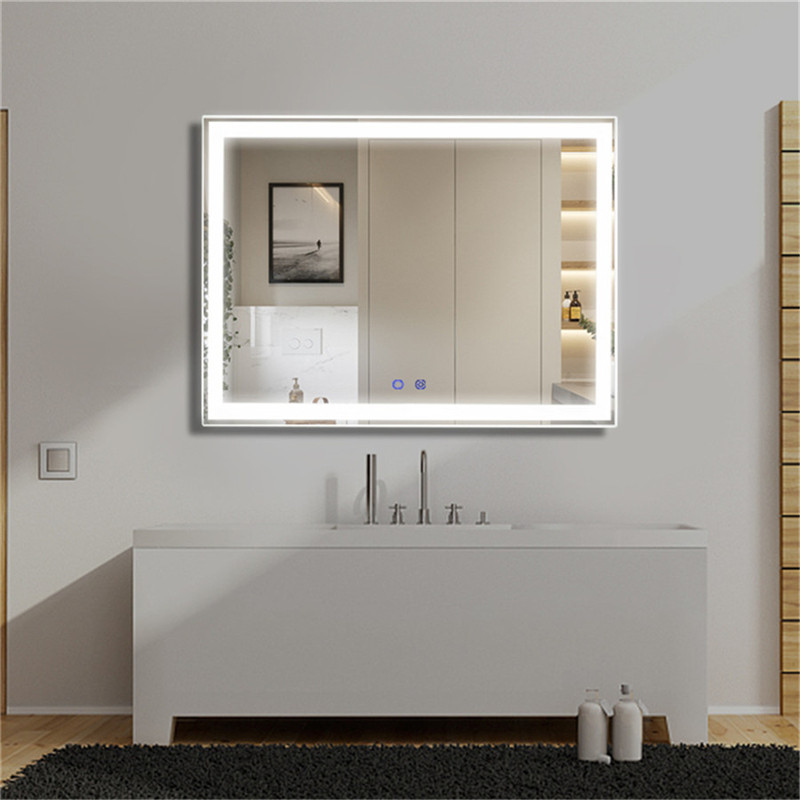 Interno Design LED specchio luminoso specchio a specchio da bagno a muro specchio da bagno