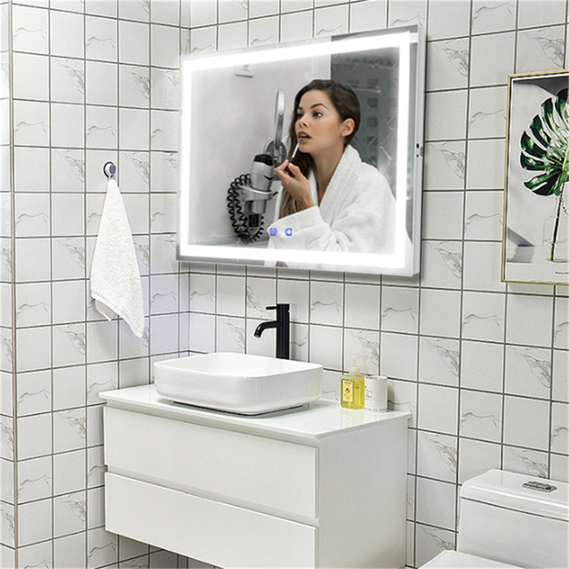 Interno Design LED specchio luminoso specchio a specchio da bagno a muro specchio da bagno