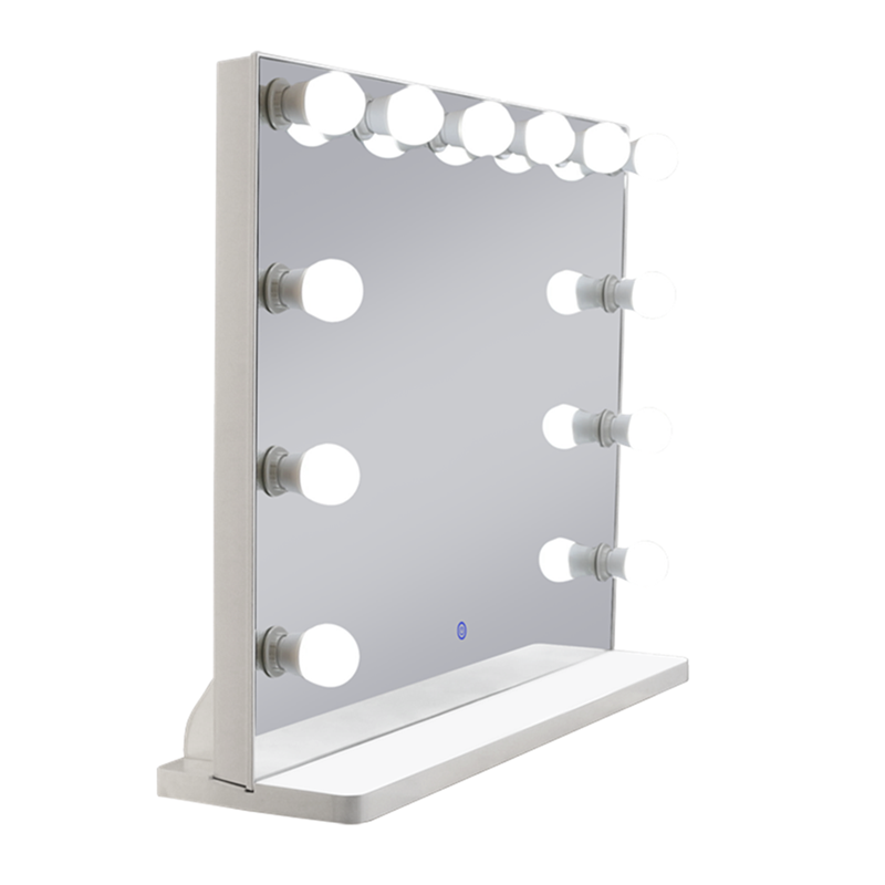 MDF Base Hollywood LED Vanity Mirror Kit con Lampo Luce