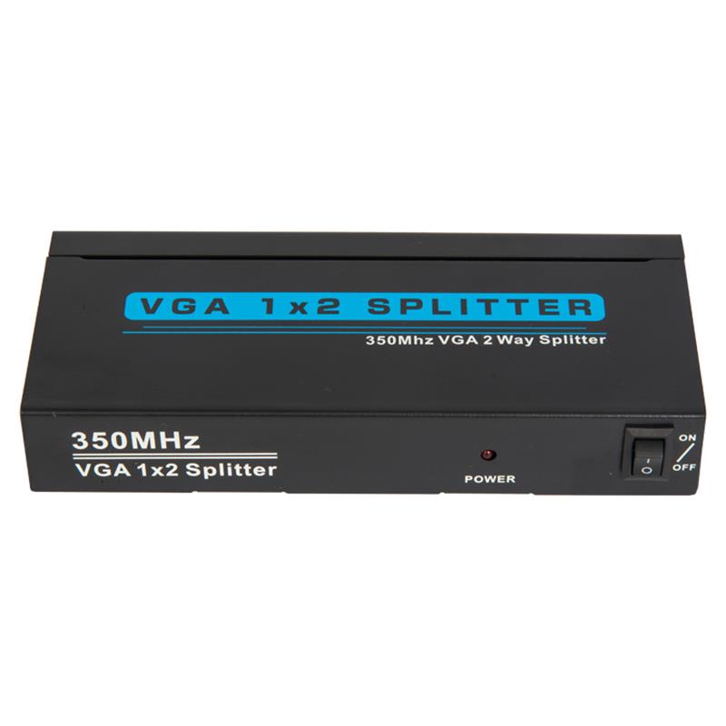 Supporto Splitter VGA 1x2 350 MHz 2 vie 1080P