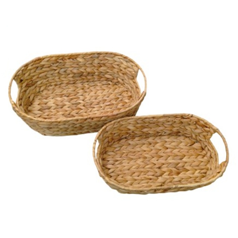 Set di 2 Ovale Acqua Hyacinth Basket