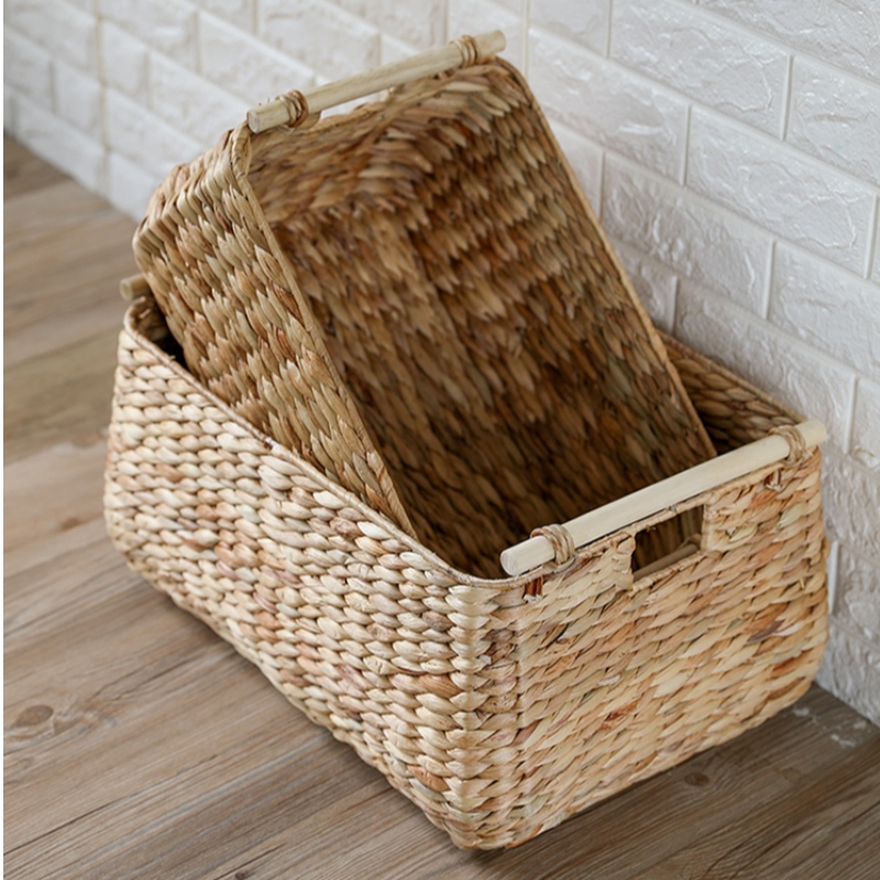 Set di 3 cestini portaoggetti per giacinto d'acqua