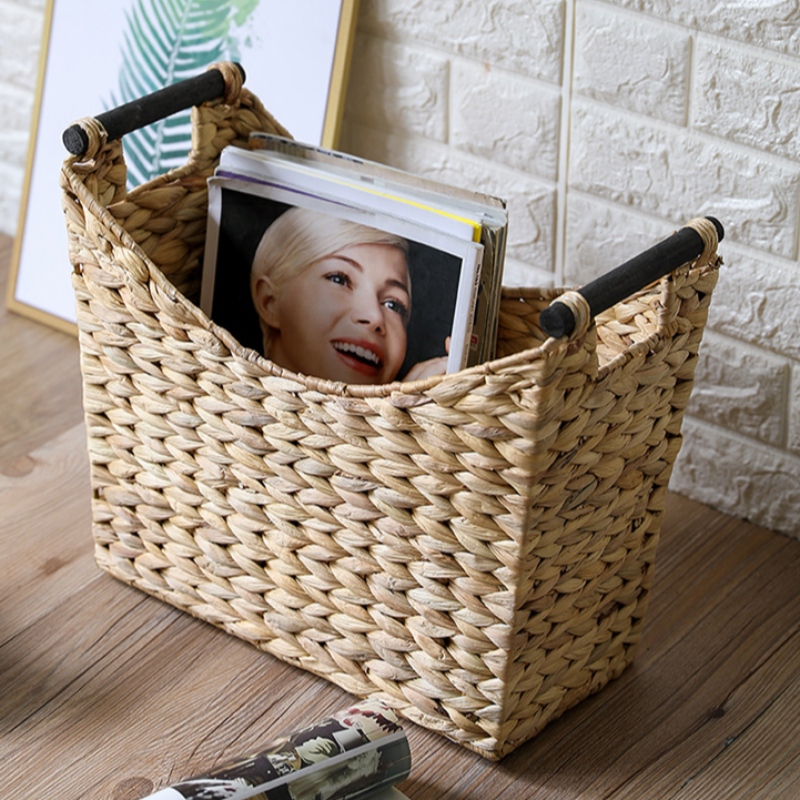 Set di 2 cestini di giacinto d'acqua