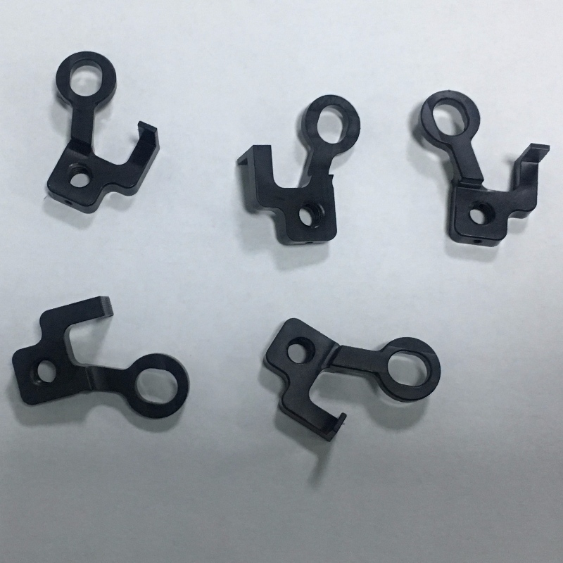 Parte di fresatura CNC / materiale PEEK, nero / facilmente deformabile sotto controllo