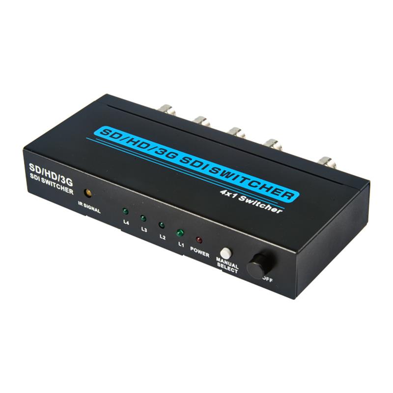 SD/HD/3G SDI 4x1 SWITCHER Support 1080P