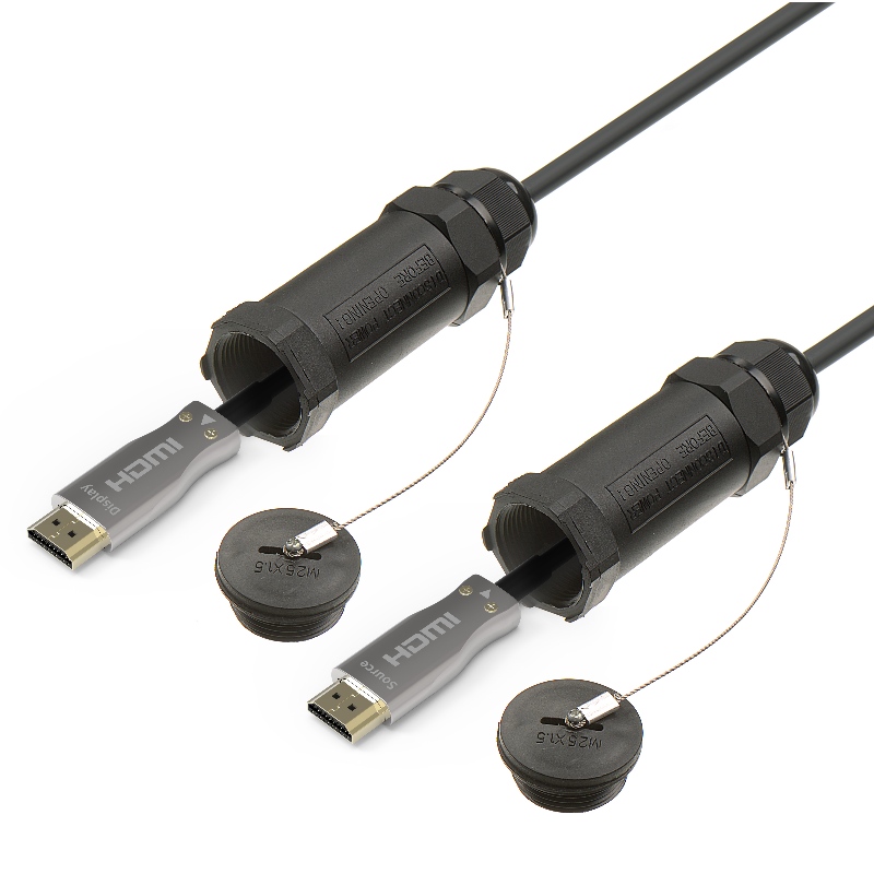 Armarizzato cavo HDMI attivo ottico con4K@60hz18G 3D buono per la filettatura dei tubi