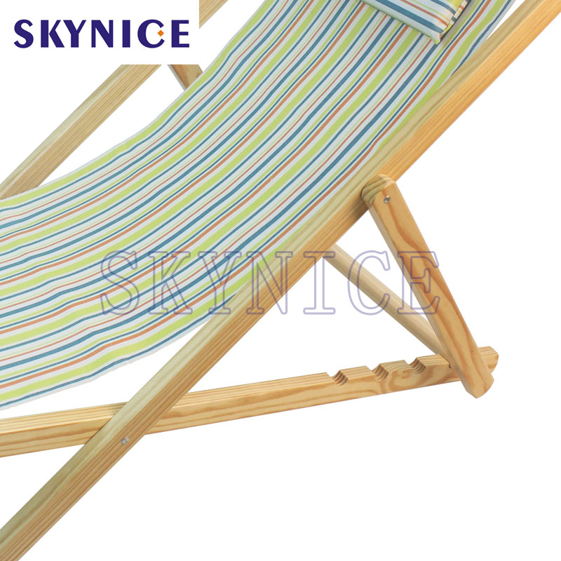 Sedia a sdraio in legno Sunshine