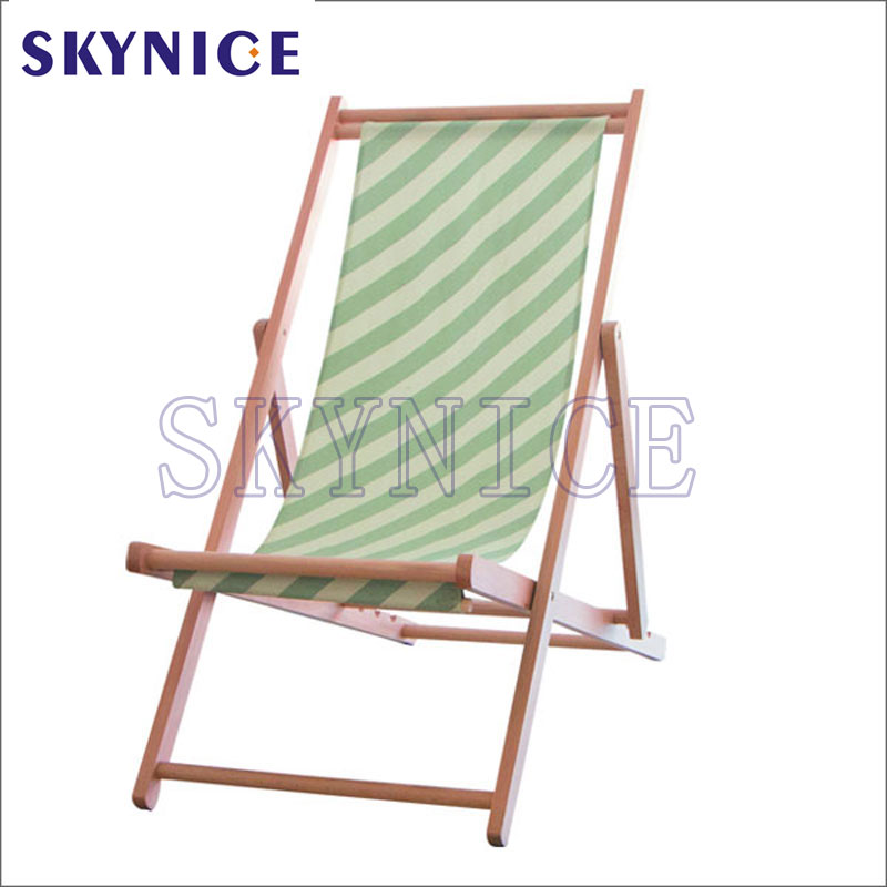 Top Sale Wooden Beach Lounge Sedia