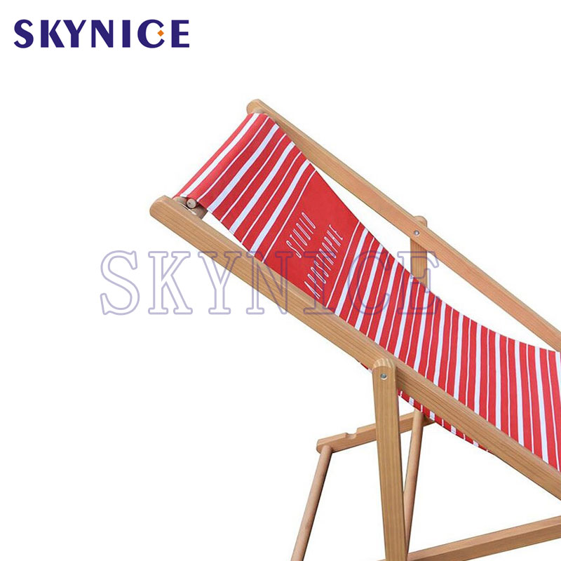 Sedia a slittamento in legno per il campeggio