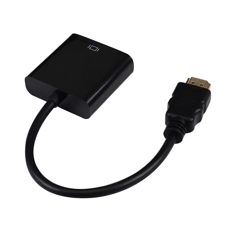 Cavo da 1080P HDMI a VGA 15cm Colore bianco \/ nero