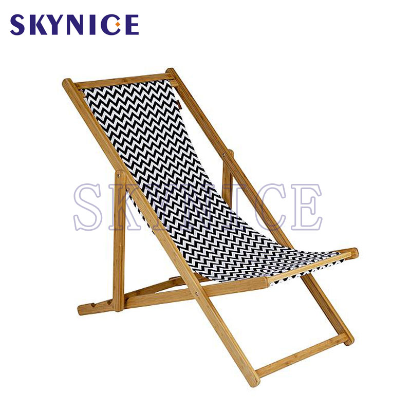 Garden Outdoor Balcone 4 Posizione Sedia in legno