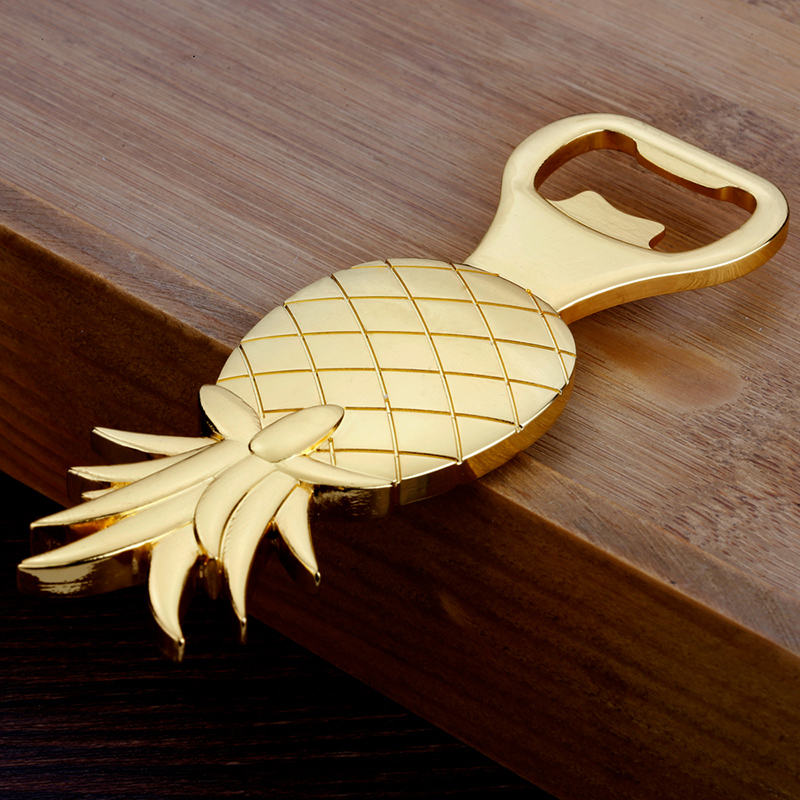 Apribottiglie a forma di ananas in lega di zinco