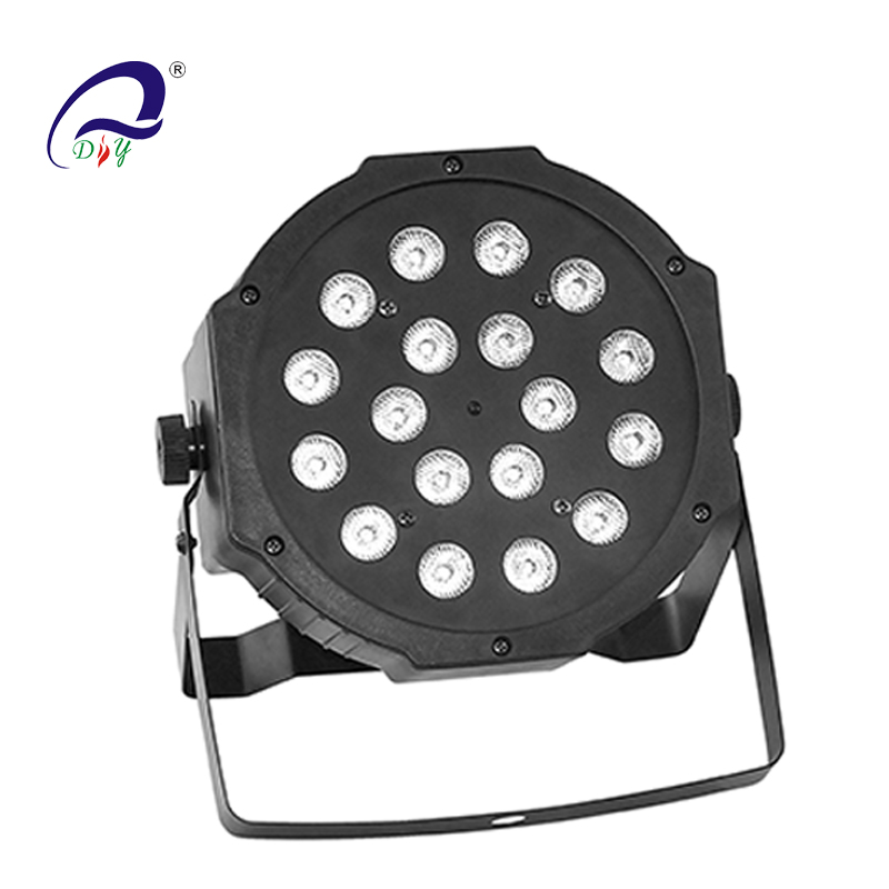 PL60 18pcs*1W RGB LED Slim Par Light per Stage