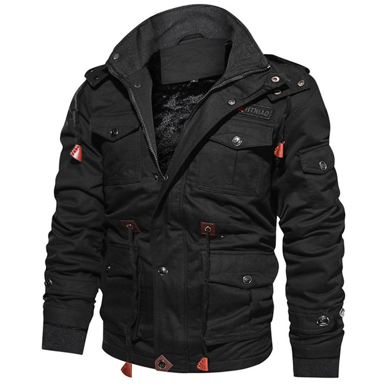 Work Fleece Jacket Windbreaker Tactical Pilot Bomber cappotto Resistente all'usura cappello Fashing Casual