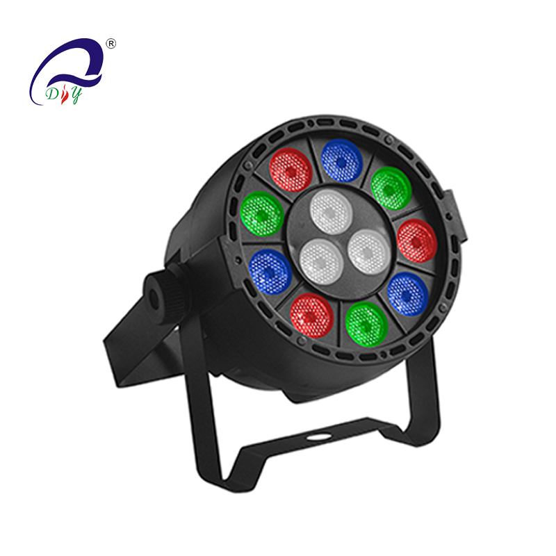 PL99 12PCS Mini LED Par Light with Plastic Body for Disco