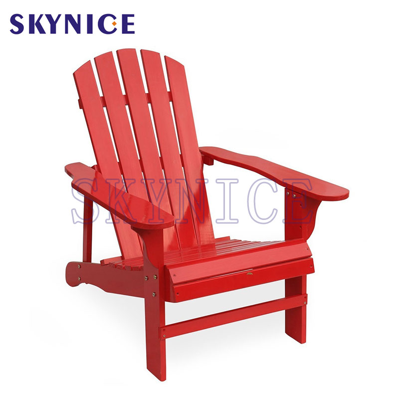 Outdoor Modern Beach Wood Adirondack Sedia