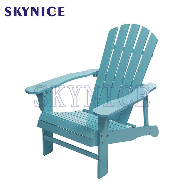 Natural Color Outdoor Beach Wood Adirondack Chair