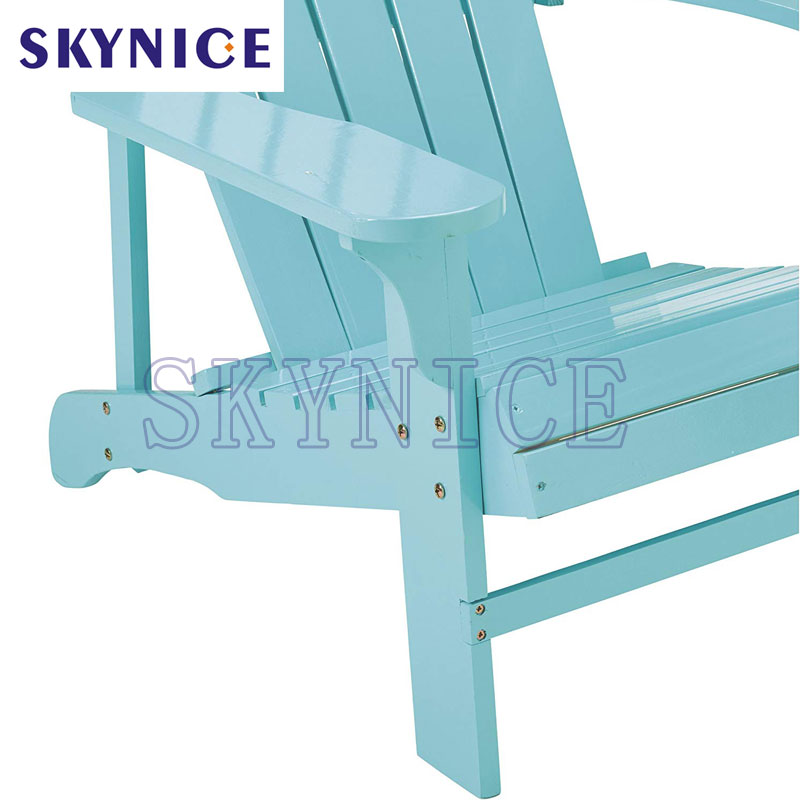 Natural Color Outdoor Beach Wood Adirondack Chair