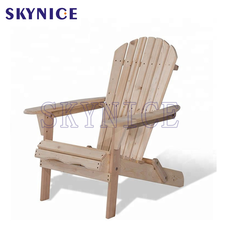 Garden Patio Wooden Folding Adirondack Chair