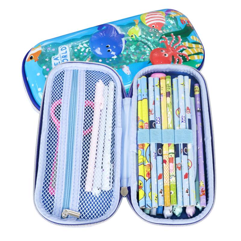 High-capacit Glitter School Student Pencil Bag