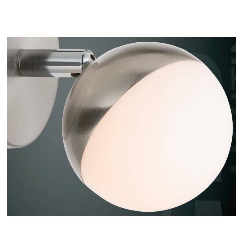 Alta tensione LED spot light-1, ombra di plastica a metà sfera