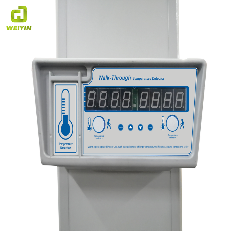 Porta per la misurazione e la disinfezione della temperatura del corpo umano ad alta sensibilità rapida ed efficiente a caldo
