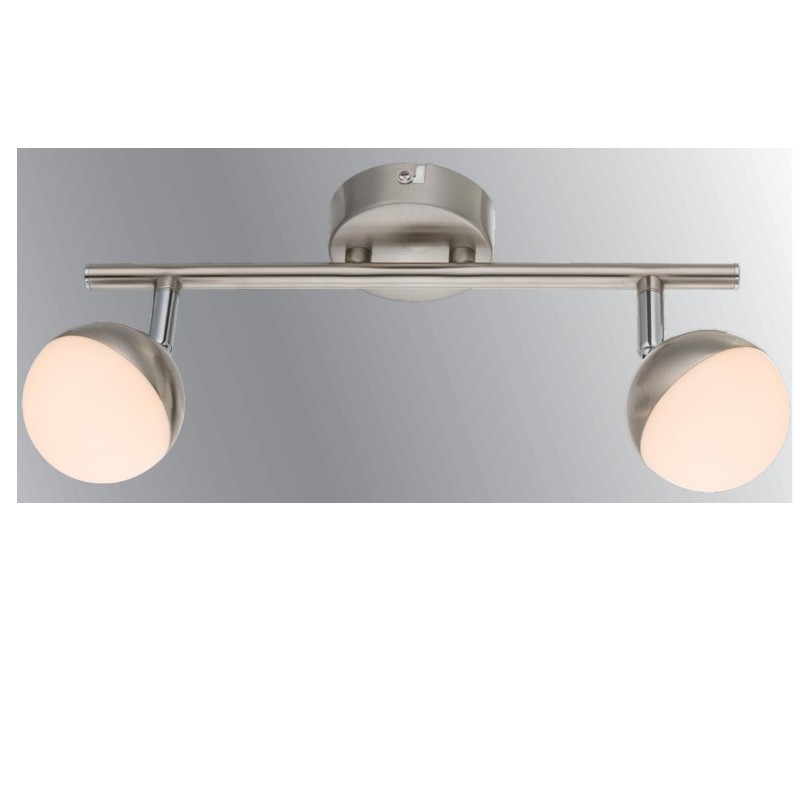 Faretto LED ad alta tensione-2, con paralume in plastica a mezza sfera