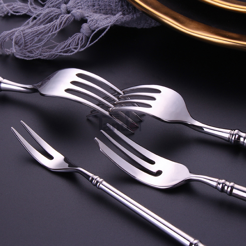 Specchio lucido 5 opzioni di colore acciaio inossidabile ristorante piatti dell'hotel posate in argento