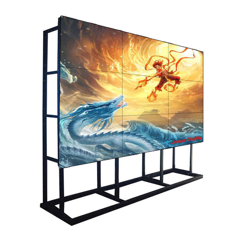 55 cm 0.8mm bezel 700 NIT LG LCD Video Walls System Monitor Display per il Comando Center, Shopping Mall, Chain Store control room