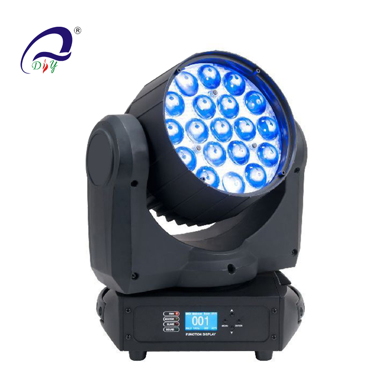 PL-65 19pcs*12W wash LED Zoom Moving Head Light for stage and disco