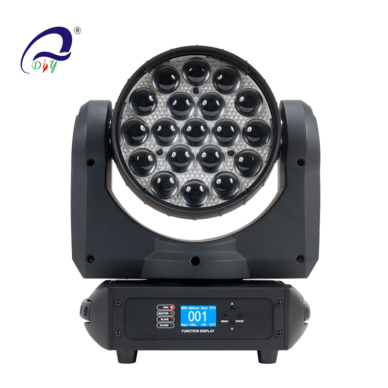 PL-65 19pcs*12W wash LED Zoom Moving Head Light for stage and disco