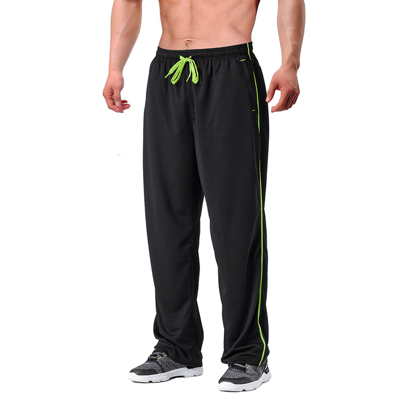 Pantaloni da club da uomo traspiranti estivi in ​​100% poliestere elastico in vita casual