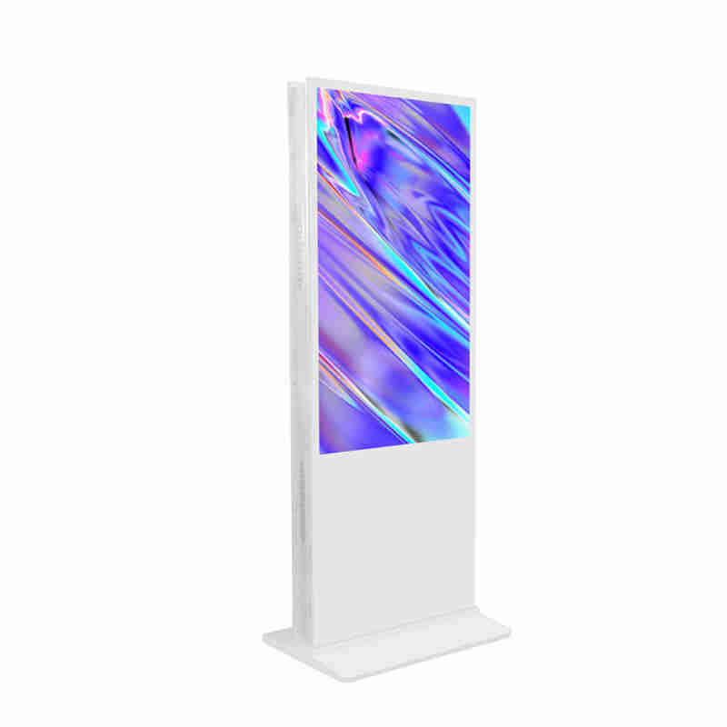 32 pollici Pavimento Upstanding Doppio Sided Digital Signage kiosk Advertising Player Billboard per shopping mall,catena store e banca lobby